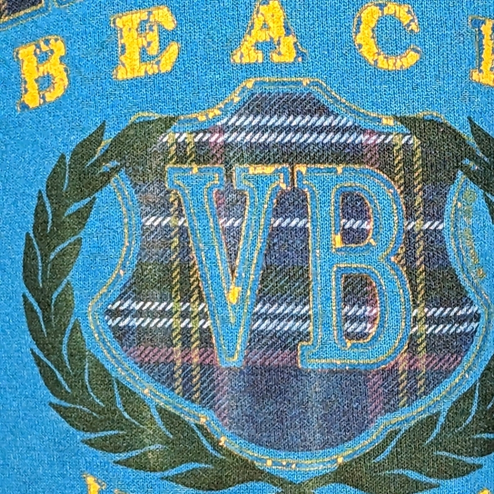Vintage 90's Virginia Beach Fleece - Picture 3 of 4